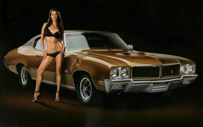 Обои картинки фото автомобили, -авто с девушками, buick