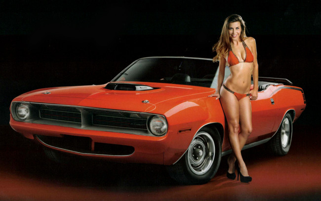 Обои картинки фото автомобили, -авто с девушками, plymouth