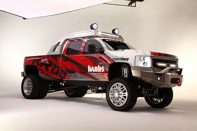 Обои картинки фото автомобили, custom pick-up, chevy