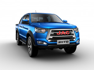 Картинка автомобили jac jac+t8 пекинский+автосалон+2018 синий пикап