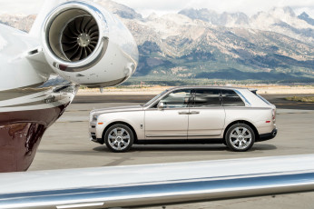 Картинка 2019+rolls+royce+cullinan автомобили rolls-royce роллс ройс кроссовер 2019 rolls royce cullinan профиль