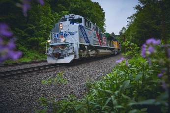 Картинка техника поезда локомотив состав