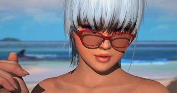 Картинка 3д+графика портрет+ portraits фон взгляд девушка