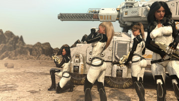 Картинка 3д+графика фантазия+ fantasy взгляд фон девушки