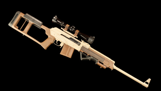 Обои картинки фото сайга л2-308, оружие, снайперская винтовка, weapon, сайга, л2-308, снайперская, винтовка