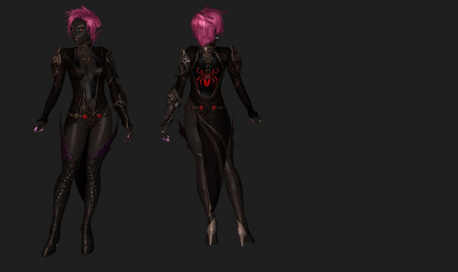 Обои картинки фото 3д графика, фантазия , fantasy, фон, взгляд, девушка