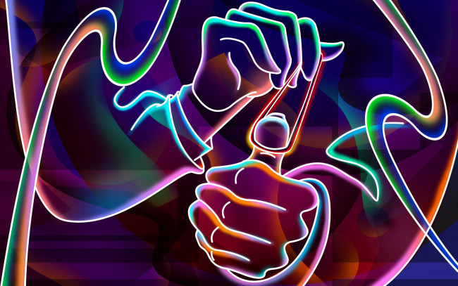 Обои картинки фото векторная графика, другое , other, руки, резинка