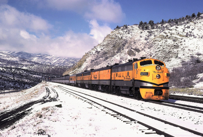 Обои картинки фото техника, поезда, локомотив, состав