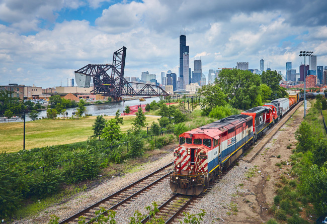 Обои картинки фото техника, поезда, состав, локомотив