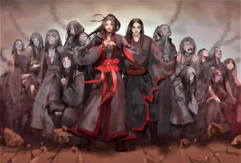 Картинка аниме mo+dao+zu+shi вэй усянь вэнь нин мертвецы