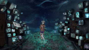 Картинка аниме virtual+youtuber виртуальный ютубер