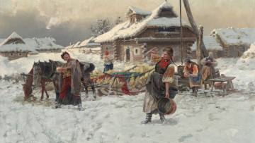 Картинка рисованное живопись братислава холст масло ярослав вешин чешский художник