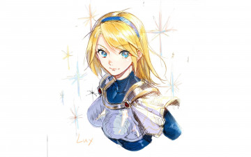 Картинка видео+игры league+of+legends девушка сияние lux