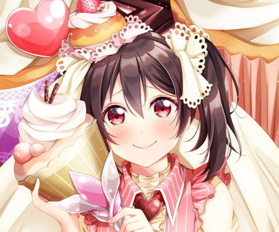 Обои картинки фото аниме, love live,  school idol project, живая, любовь