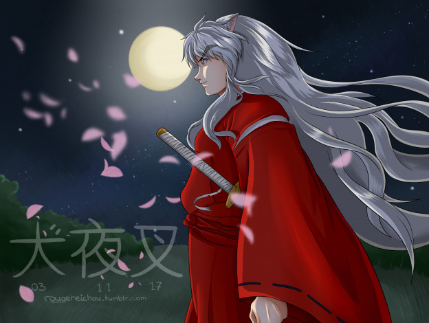 Обои картинки фото аниме, inuyasha, инуяша