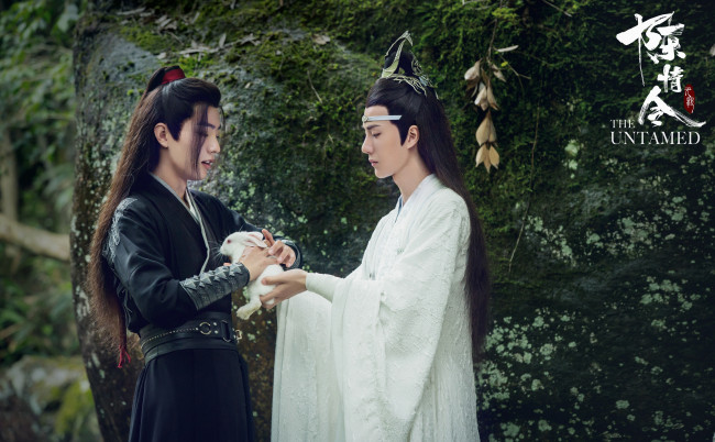 Обои картинки фото кино фильмы, the untamed, вэй, усянь, лань, ванцзи, кролик