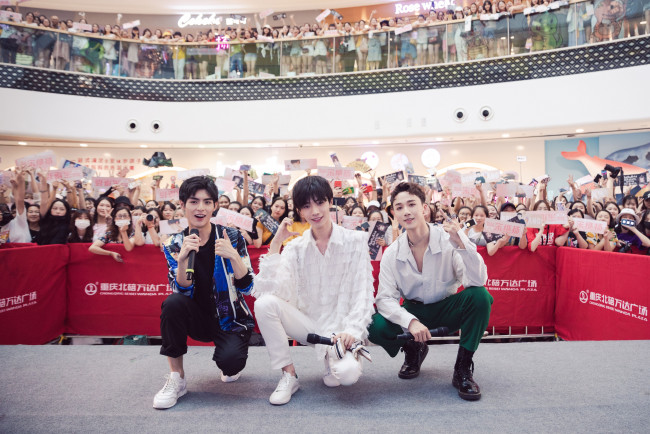 Обои картинки фото разное, знаменитости, li, bo, wen, ван, хаосюань, wang, hao, xuan, сун, цзиян