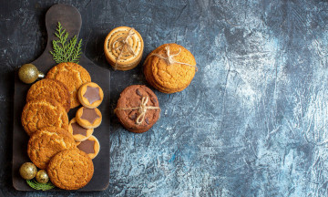 Картинка еда пирожные +кексы +печенье печенье ассорти