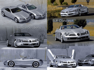 Картинка mercedes benz slr автомобили