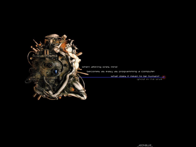 Обои картинки фото аниме, ghost, in, the, shell