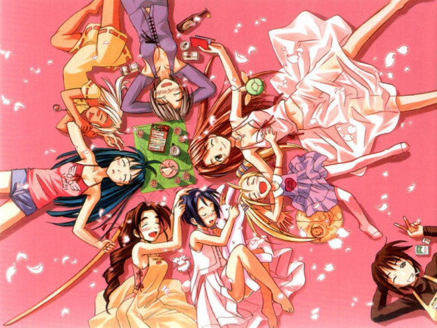 Обои картинки фото аниме, love, hina