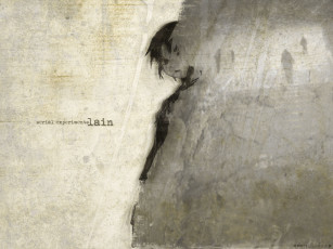 Картинка аниме lain