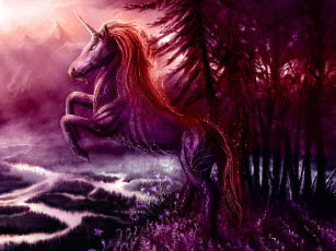 Картинка фэнтези единороги