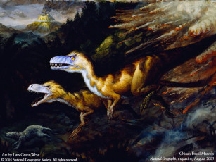 Картинка рисованные животные доисторические