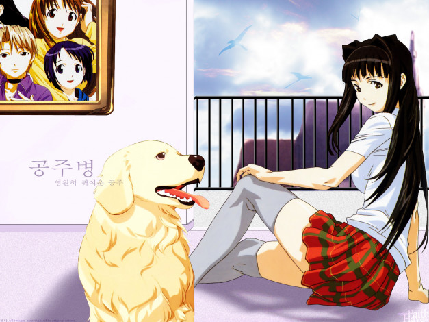 Обои картинки фото аниме, love, hina