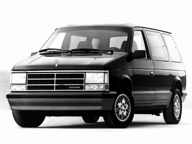 Обои картинки фото dodge, caravan, 1989, автомобили