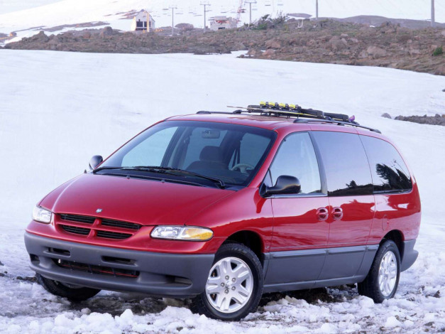 Обои картинки фото dodge, grand, caravan, 1997, автомобили