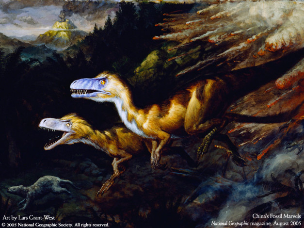 Обои картинки фото рисованные, животные, доисторические