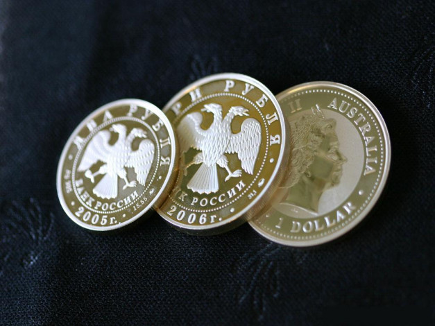 Обои картинки фото разное, золото, купюры, монеты