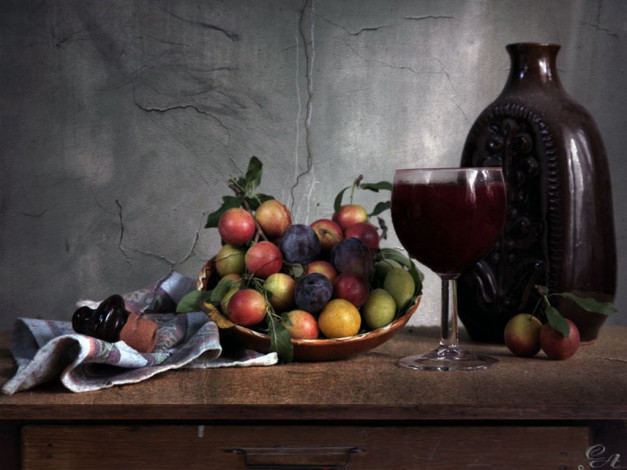 Обои картинки фото svet, lana, alekc, сливовый, кисель, еда, натюрморт