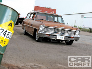 Картинка 1966 chevrolet nova wagon автомобили