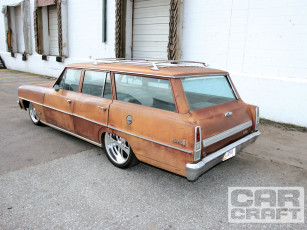 Картинка 1966 chevrolet nova wagon автомобили