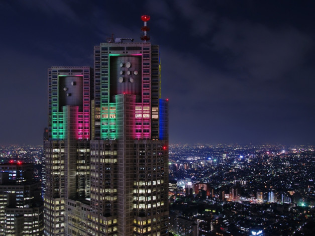 Обои картинки фото города, огни, ночного