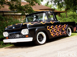Картинка 1960 ford pickup truck автомобили custom pick up