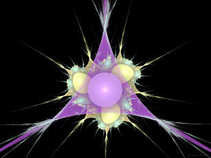 Картинка 3д графика fractal фракталы абстракция