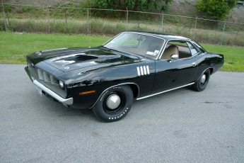 Картинка 71 plymouth cuda автомобили