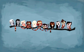 Картинка векторная графика птички