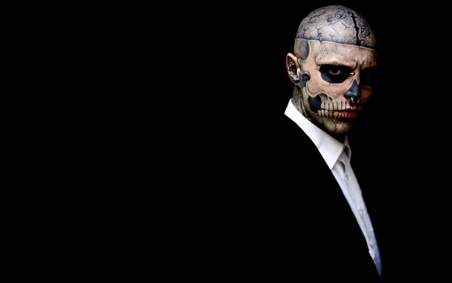 Обои картинки фото rick, genest, rico, the, zombie, мужчины, тату