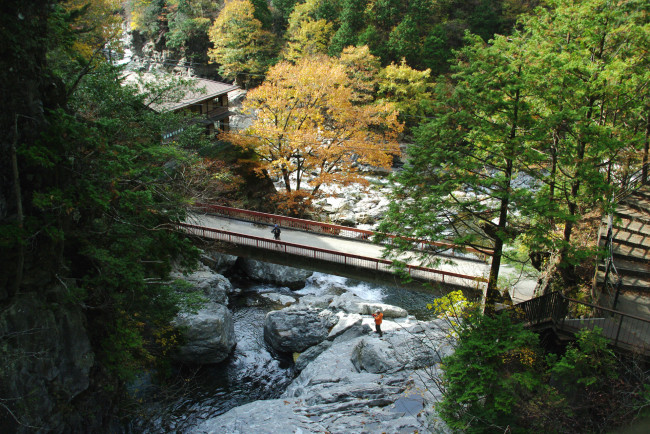 Обои картинки фото природа, реки, озера, мост, камни