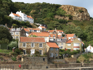 Картинка великобритания северный йоркшир города здания дома пейзаж