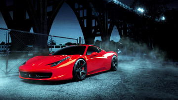 Картинка ferrari 458 автомобили скорость мощь изящество стиль автомобиль
