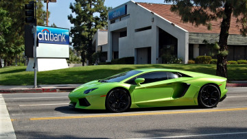 Картинка lamborghini aventador автомобили автомобиль стиль изящество мощь скорость