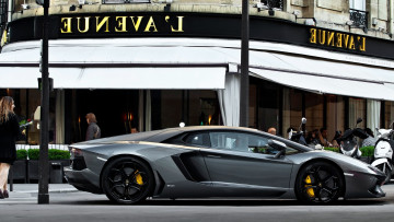 Картинка lamborghini aventador автомобили автомобиль стиль изящество мощь скорость