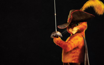 Картинка кот сапогах мультфильмы puss in boots в