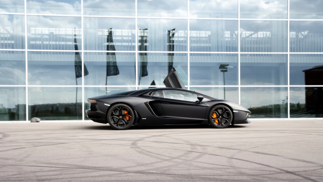 Обои картинки фото lamborghini, aventador, автомобили, скорость, мощь, изящество, автомобиль, стиль