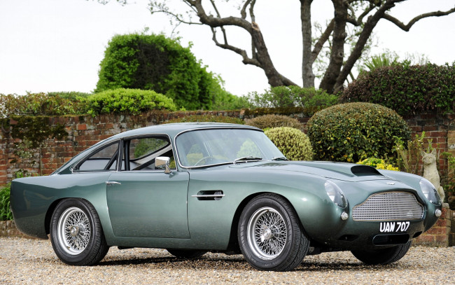 Обои картинки фото aston, martin, db4, 1957, автомобили
